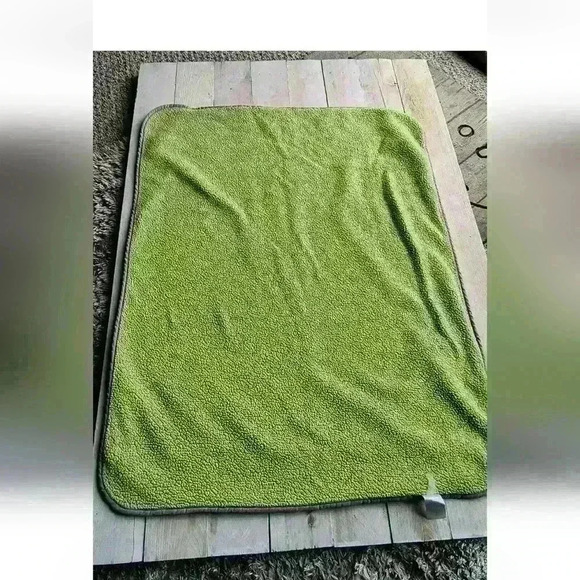 Koala Baby Turtles Bee Little Gift of Love Green Brown Fluffy Plush Baby Blanket - Picture 2 of 6